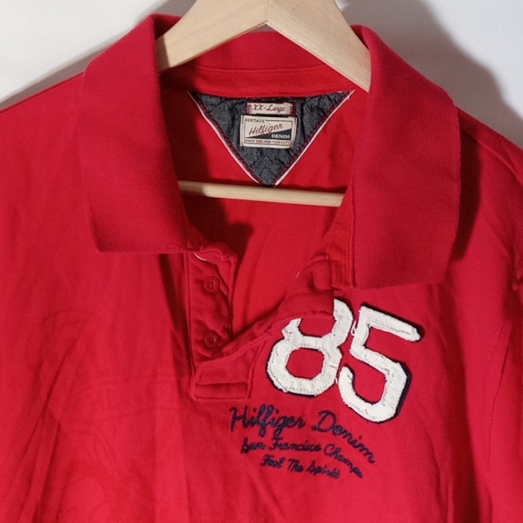 Tommy Hilfiger Denim XXL red Polo - Picture 5 of 5